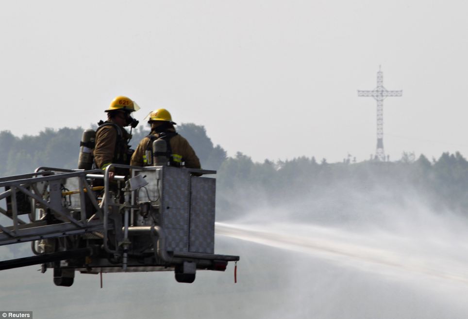 Click to enlarge Lac Megantic explosion 4
