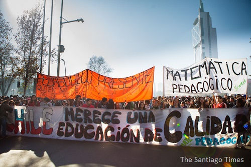 Chile education protest