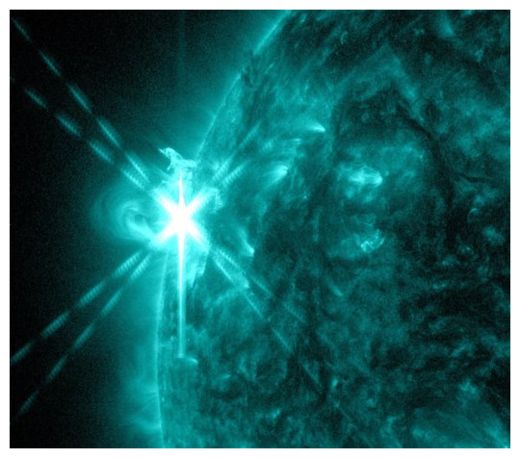 Click to enlarge Solar Flare