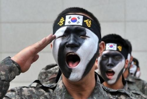 South Korean soldiers