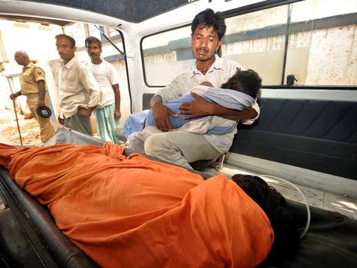 22 children die - India