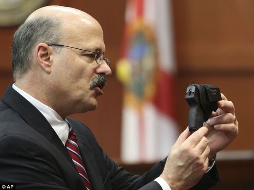 Click to enlarge Zimmerman's gun