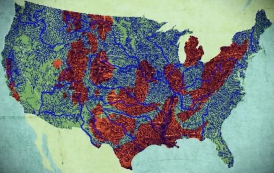 fracking map