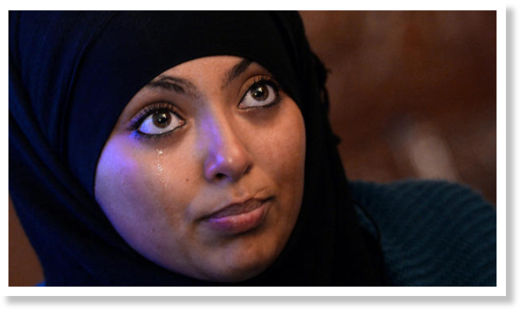 Click to enlarge Rabia veiled in france