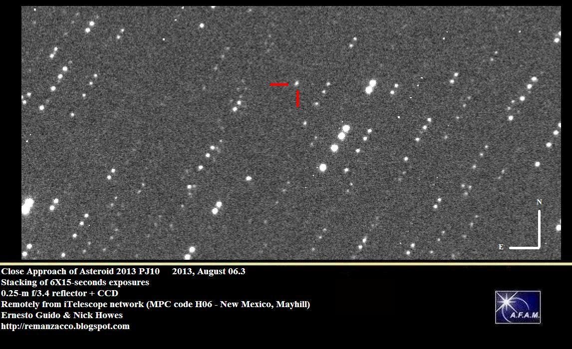 Asteroid 2013 PJ10