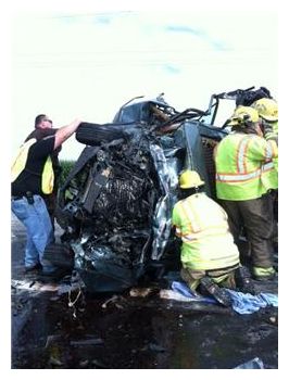Crashed Car