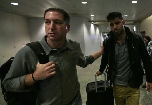 Click to enlarge Glenn Greenwald, David Miranda
