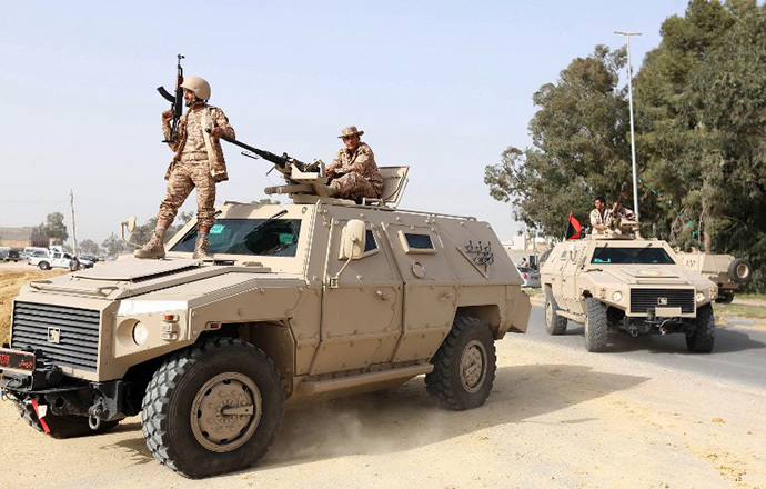 Click to enlarge Libyan forces