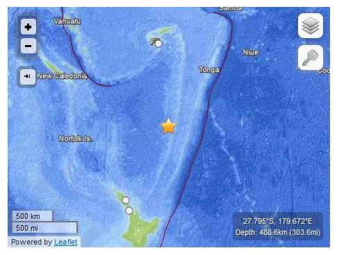 Raoul Island Quake_280813