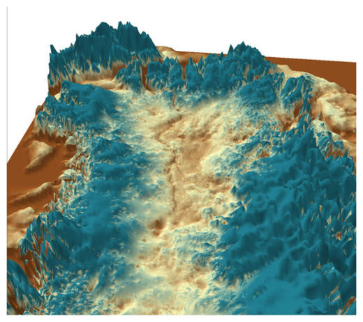 Click to enlarge Subglacial Canyon
