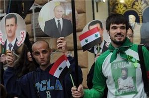 Moscow rally syria