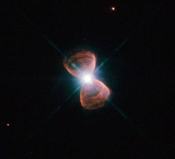 Click to enlarge Bipolar planetary nebula
