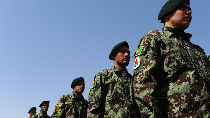 Afghan soldiers