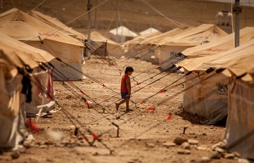 Quru Gusik refugee camp  syria