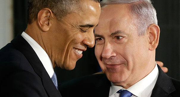 Click to enlarge Obama and Netanyahu