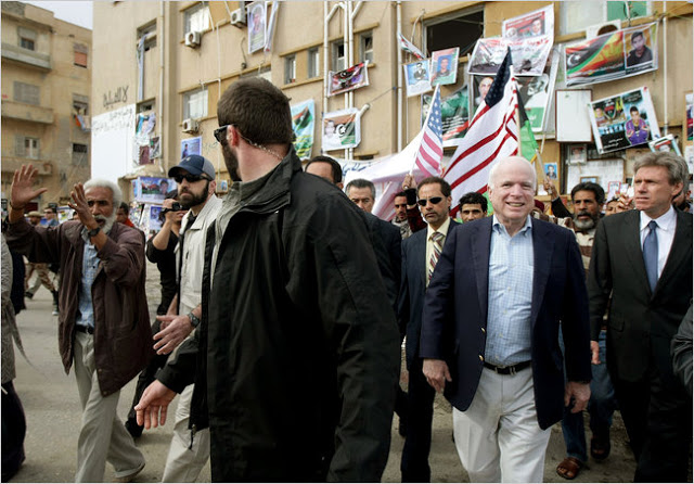 Click to enlarge McCain in Banghazi