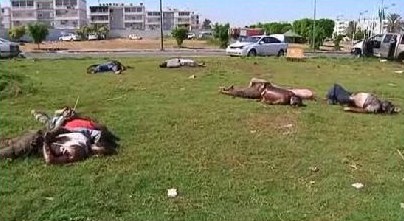 Click to enlarge Noir massacre in Syria