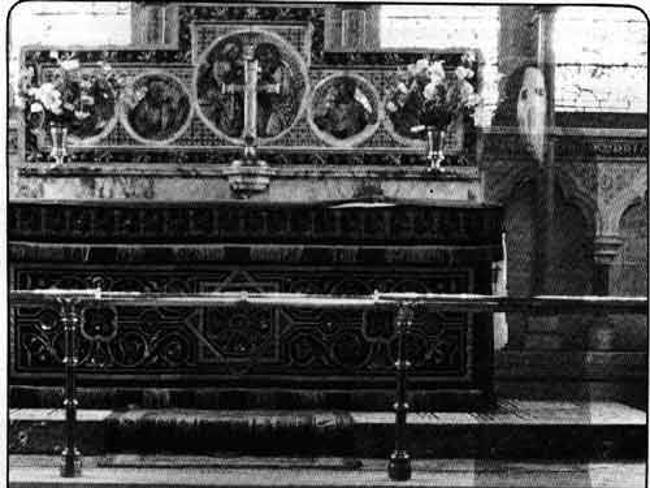 Click to enlarge Reverend K.F. Lord at Newby Church in North Yorkshire