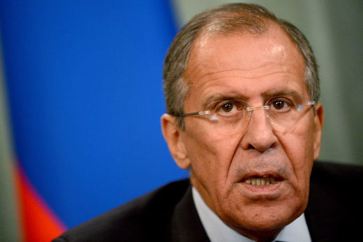 Click to enlarge Sergey Lavrov in Moscow