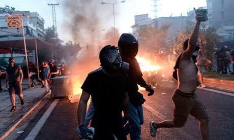 Athens protest