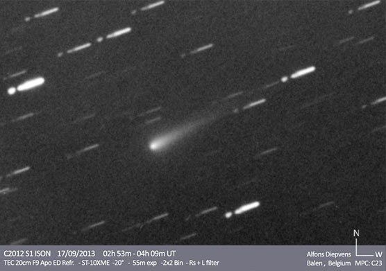 Click to enlarge ISON