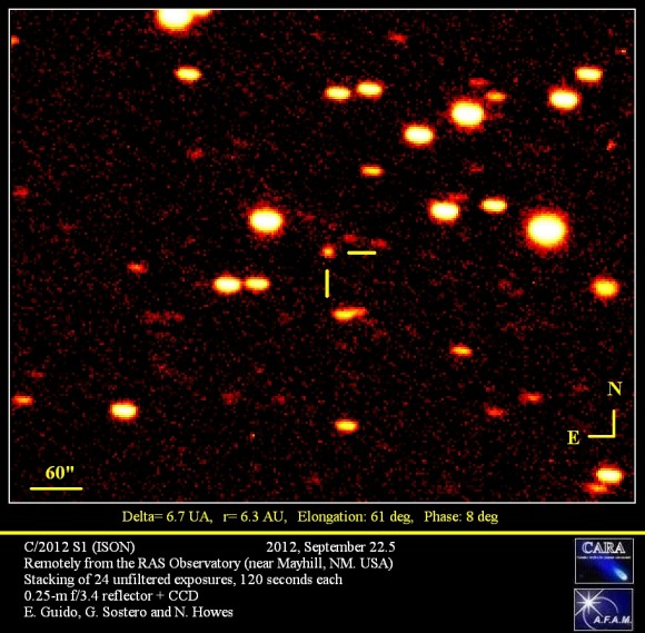 Click to enlarge ISON