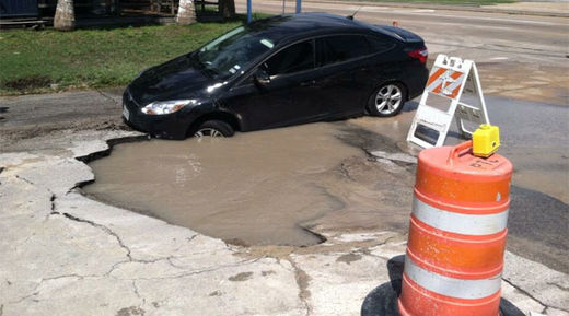 Click to enlarge Sinkhole, Houston