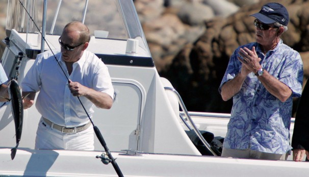 Putin catches bass