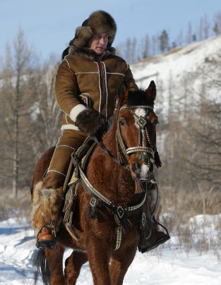 putin winter range ride