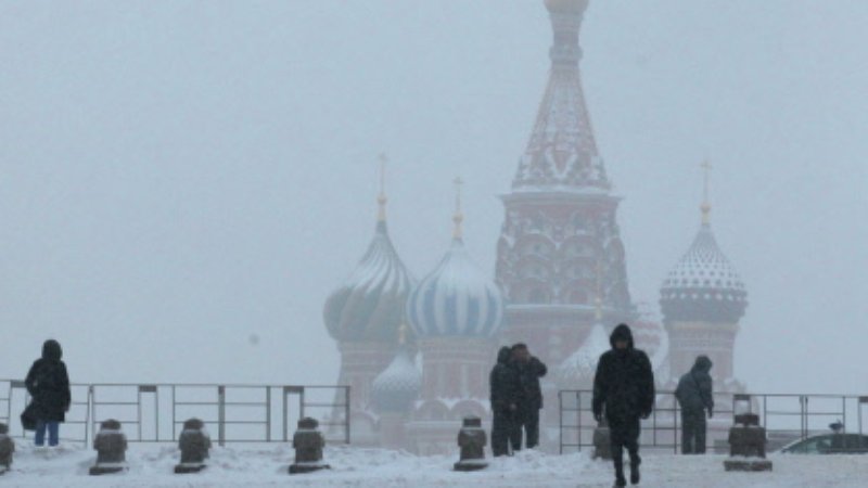 Moscow snow