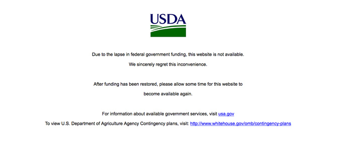 US budget shutdown