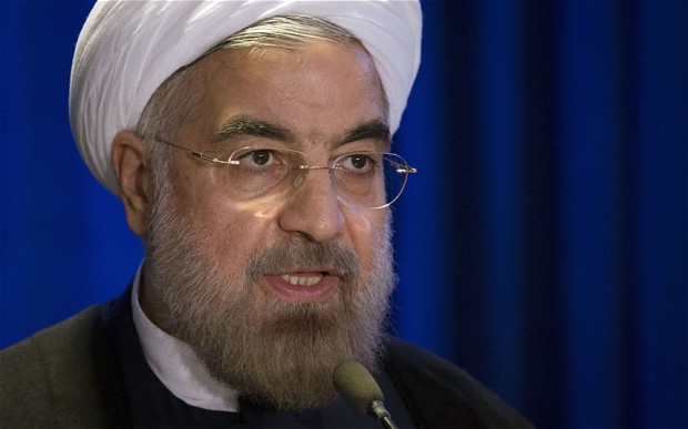 Click to enlarge President Hassan Rouhani