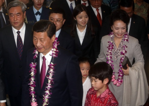Chinese President Xi Jinping  and First Lady Peng Liyuan