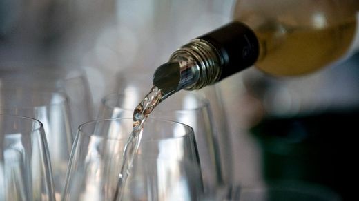 Wine pouring