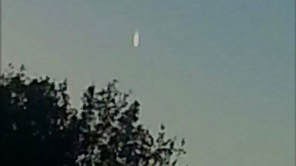 Meteor sighting Friday morning in Anderson by viewer Katie Hobbs-Johnson.
