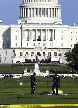 in front of capitol