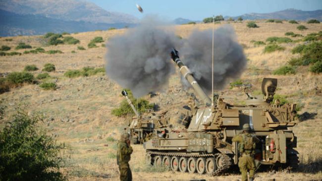 Israeli artillery