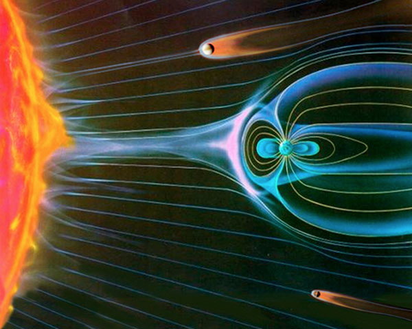 Click to enlarge Earth's magnetic field