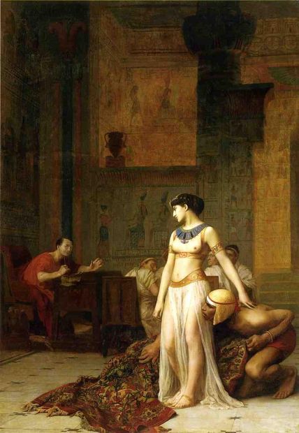 Click to enlarge Cleopatra by Jean-Leon-Gerome