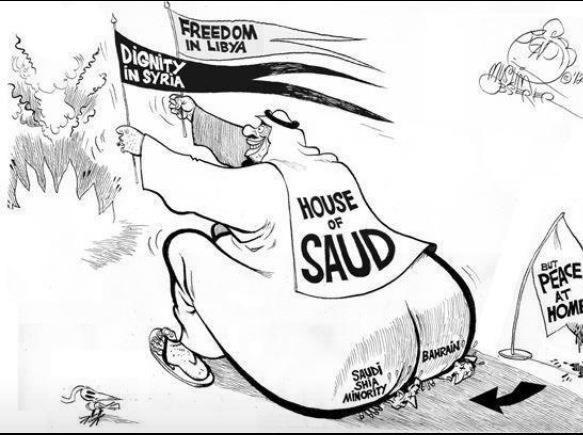 Click to enlarge House of Saud cartoon