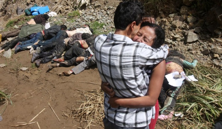 Click to enlarge Peru bus crash