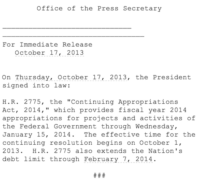 Click to enlarge government shutdown ended