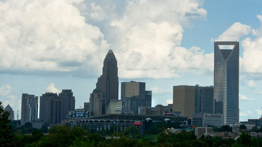 A view of the skyline of Charlotte, North Carolina 