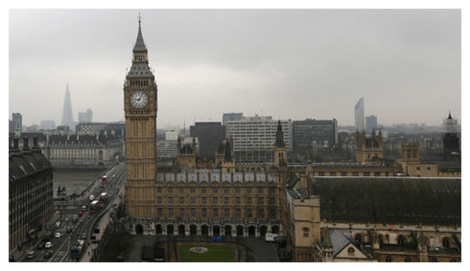 The Houses of Parliament in London