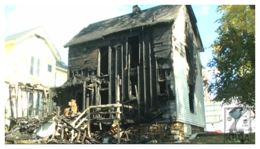 Fire Destroyed Home