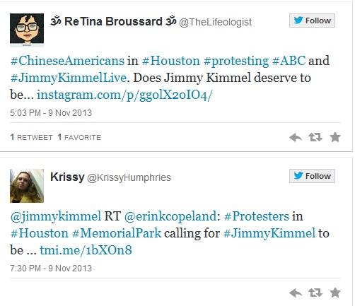 Click to enlarge Jummy Kimmel tweet