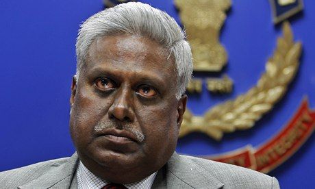 Ranjit Sinha addresses a press conference