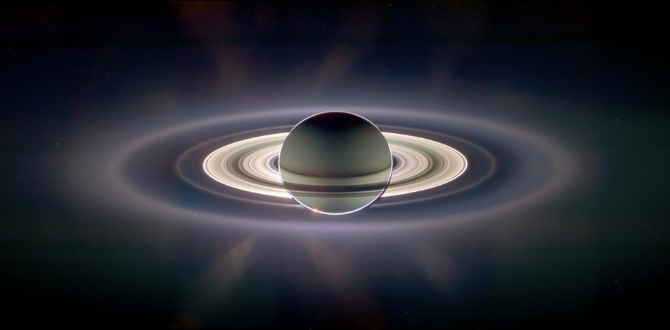 Click to enlarge Saturn eclipses the Sun