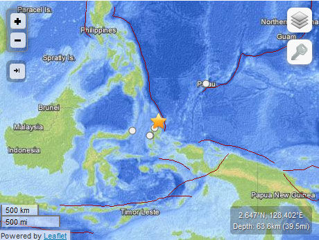 Earthquake Tobelo