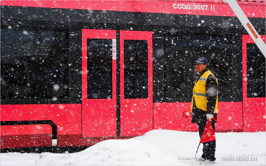 Click to enlarge Snow storm in NE China